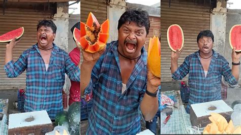 indian watermelon guy|crazy fruit sellers of india.